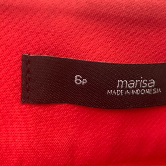 Ann Taylor Loft red ankle pants, size 6 petite - Picture 2 of 3